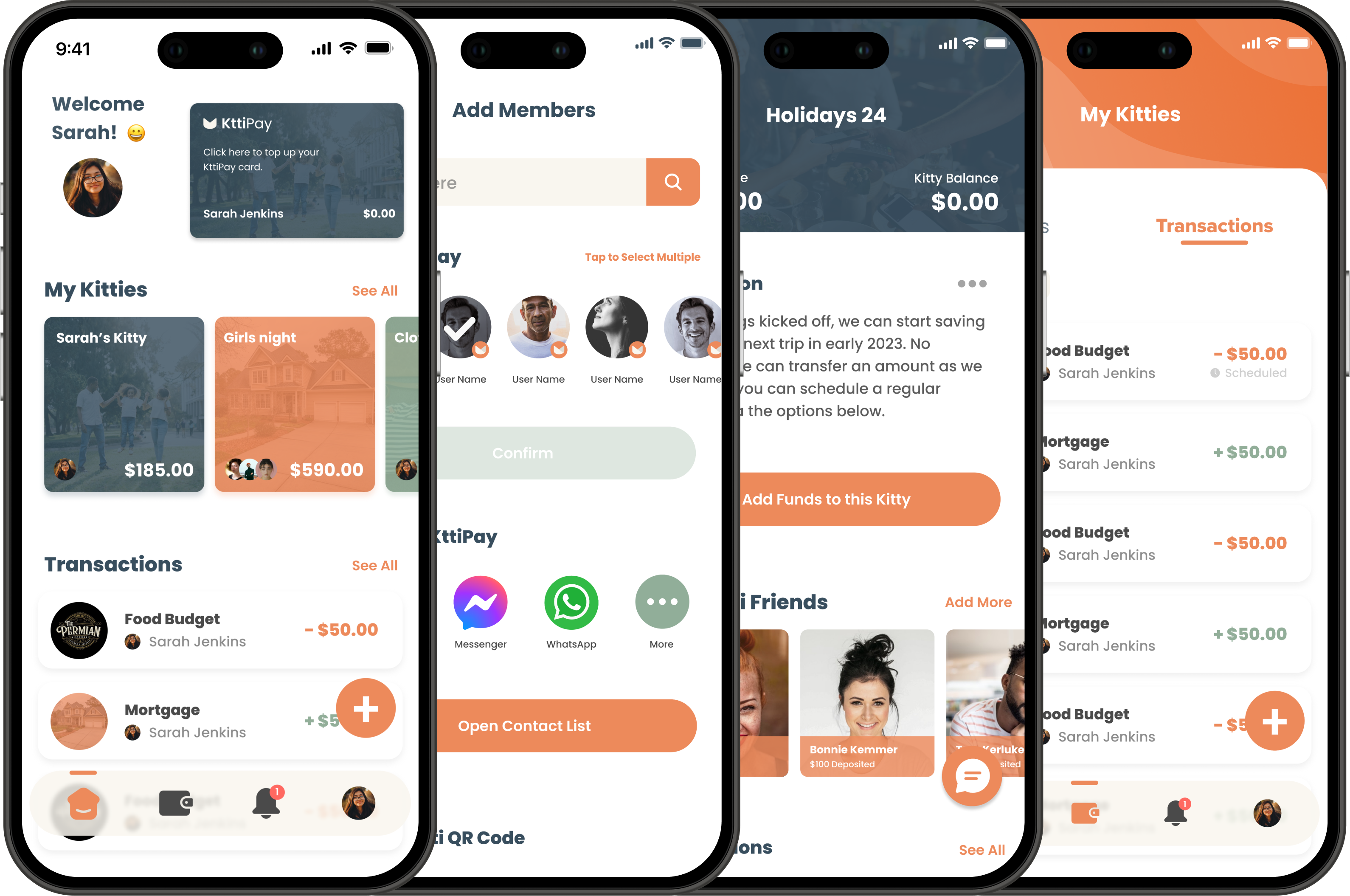 KttiPay — group savings and virtual cards