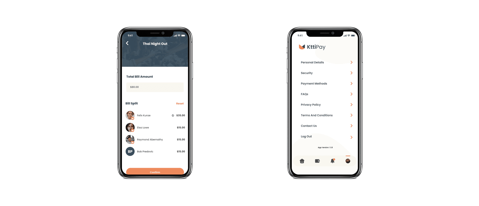 KttiPay final product screens — screen 2