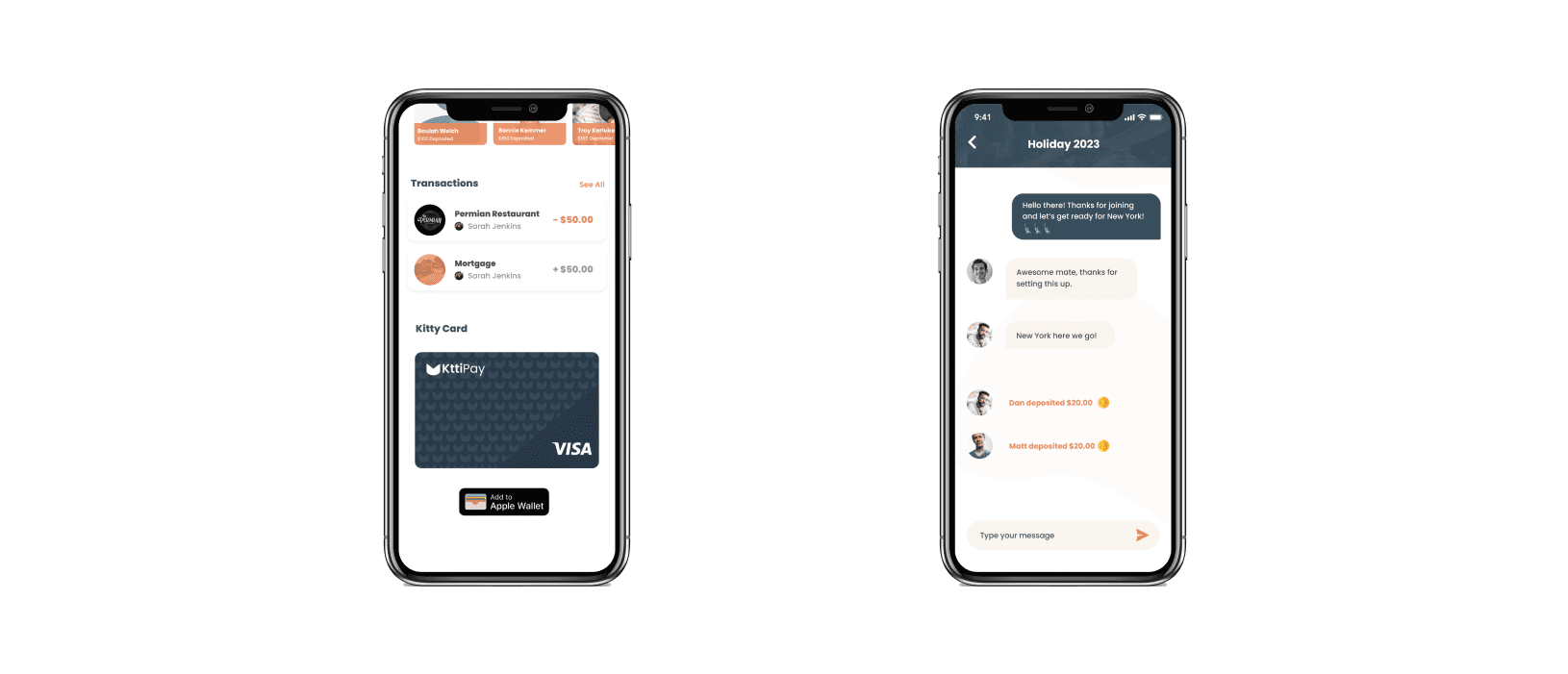KttiPay final product screens — screen 3